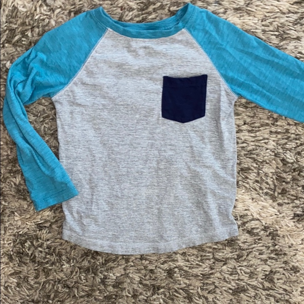 Boys Color Block Raglan Top